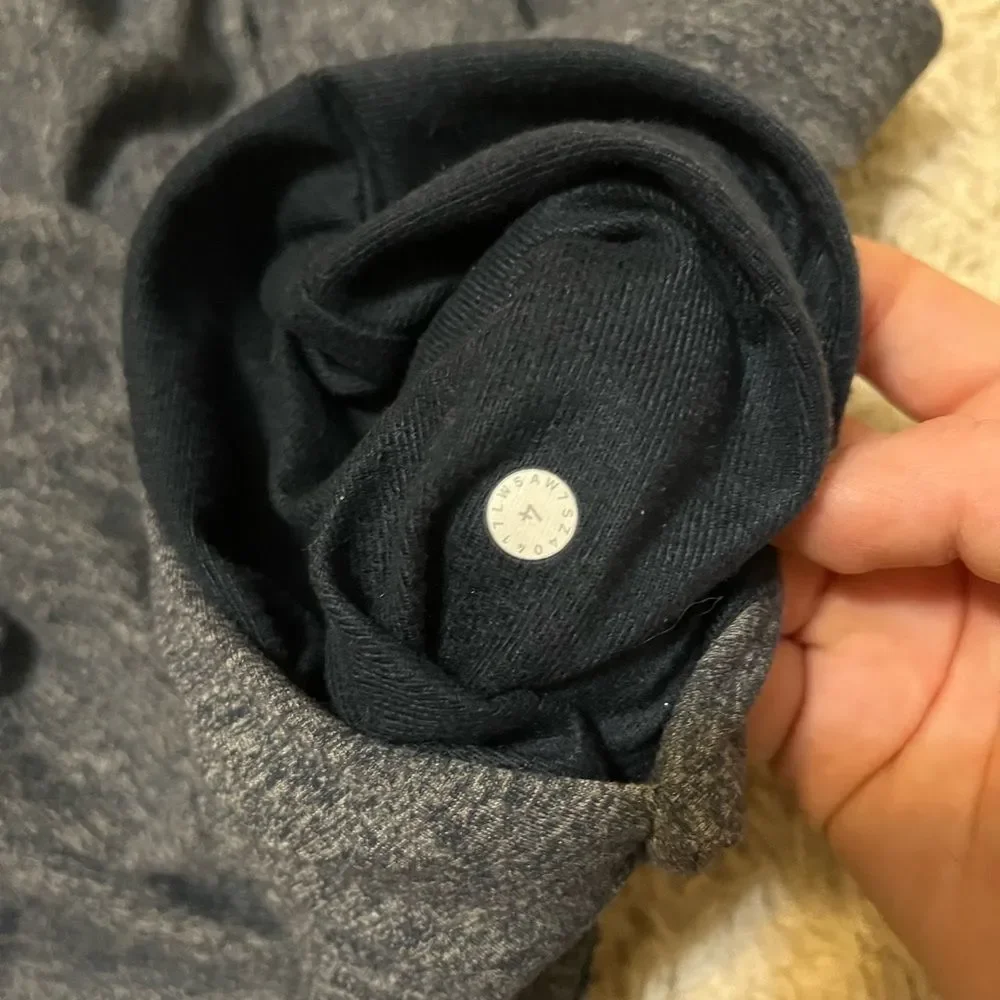 lululemon its rulu joggers heathered navy size 4